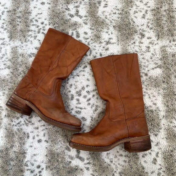 Frye brown campus boots - Picture 2 of 8